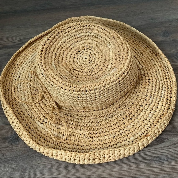 Crochet raffia Sun hat main image 6